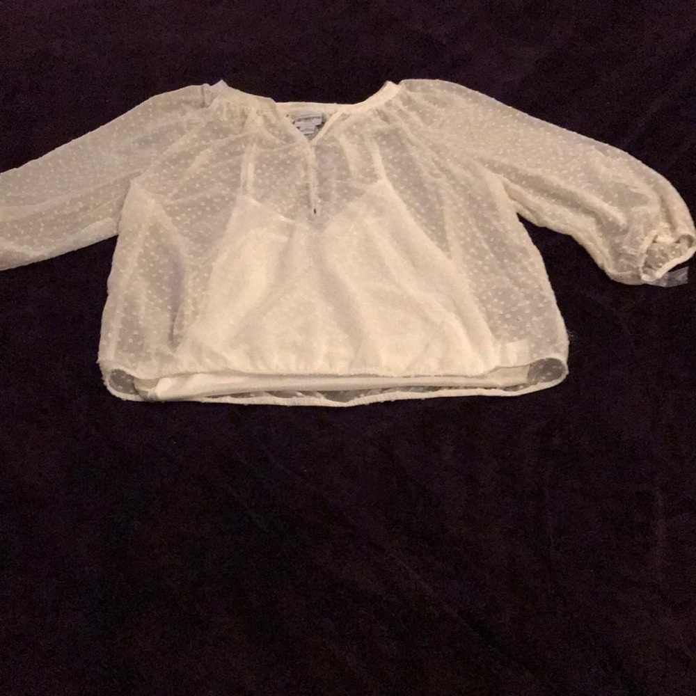 NWT Cream color Liz Claiborne blouse
